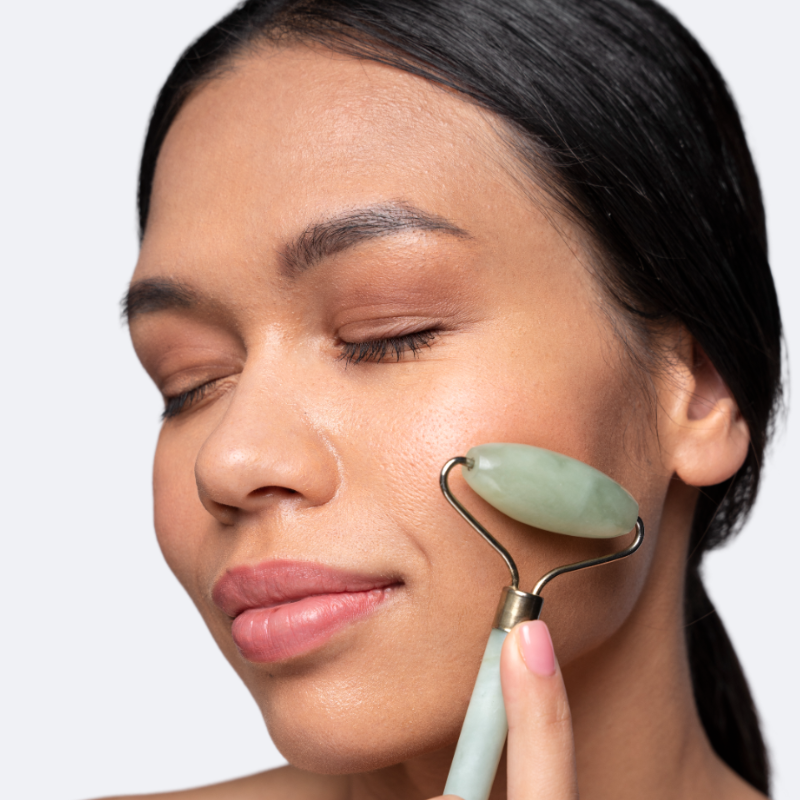 Gua Sha & Rouleau Visage Byatal – Lifting Naturel & Éclat du Teint